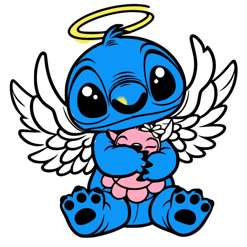 stich hugging angel