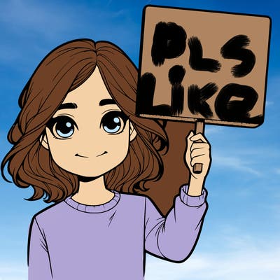 realistic girl holding up a sign