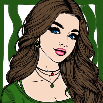 detailed realistic girl