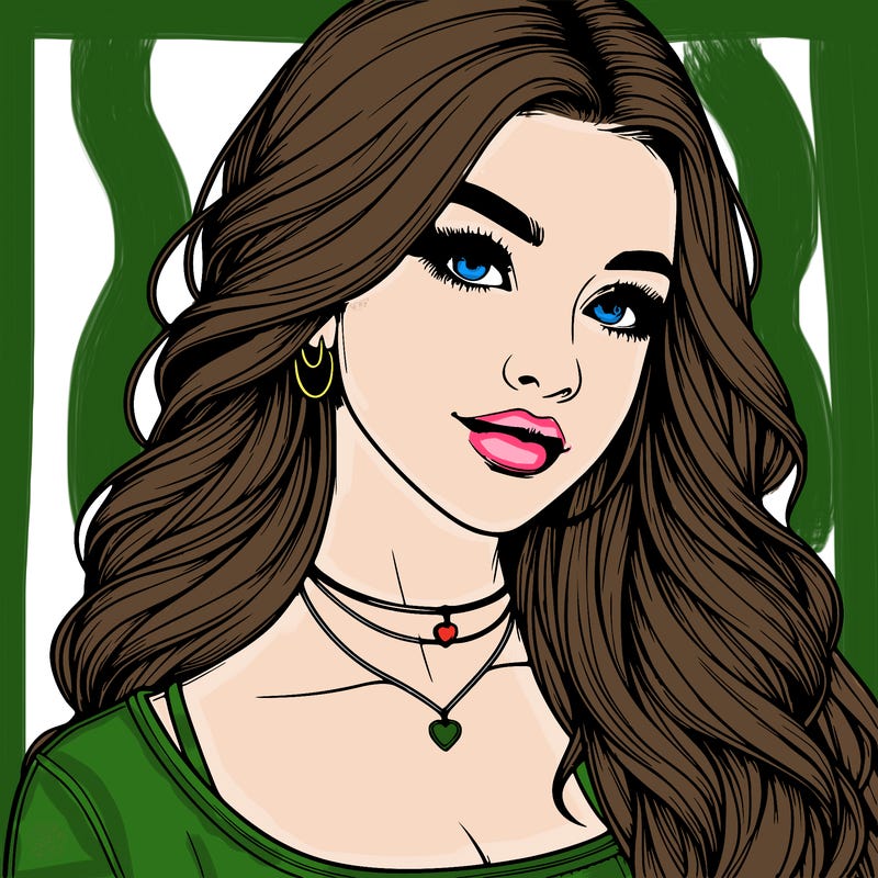 detailed realistic girl