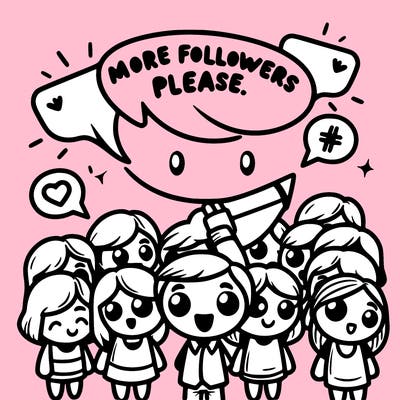 more followers please