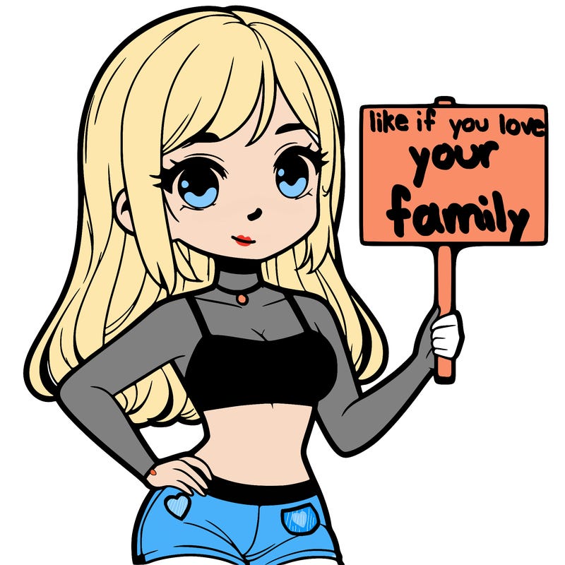 girl in a cute crop top holding a blank sign