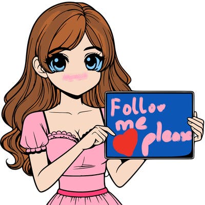 realistic pretty girl holding blank sign