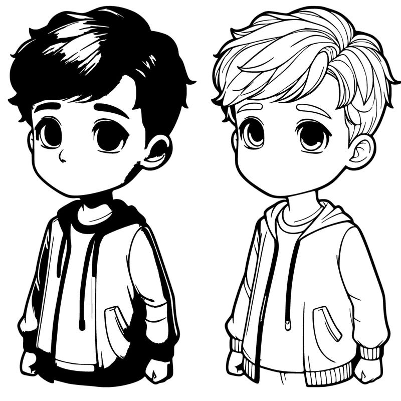 realistic detailed boy