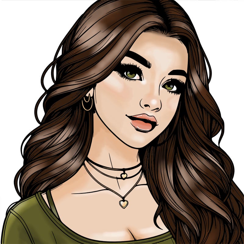 detailed realistic girl