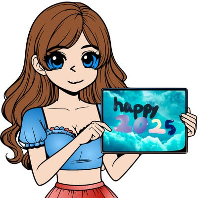 realistic pretty girl holding blank sign