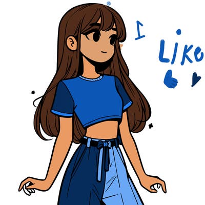 girl in a cute crop top