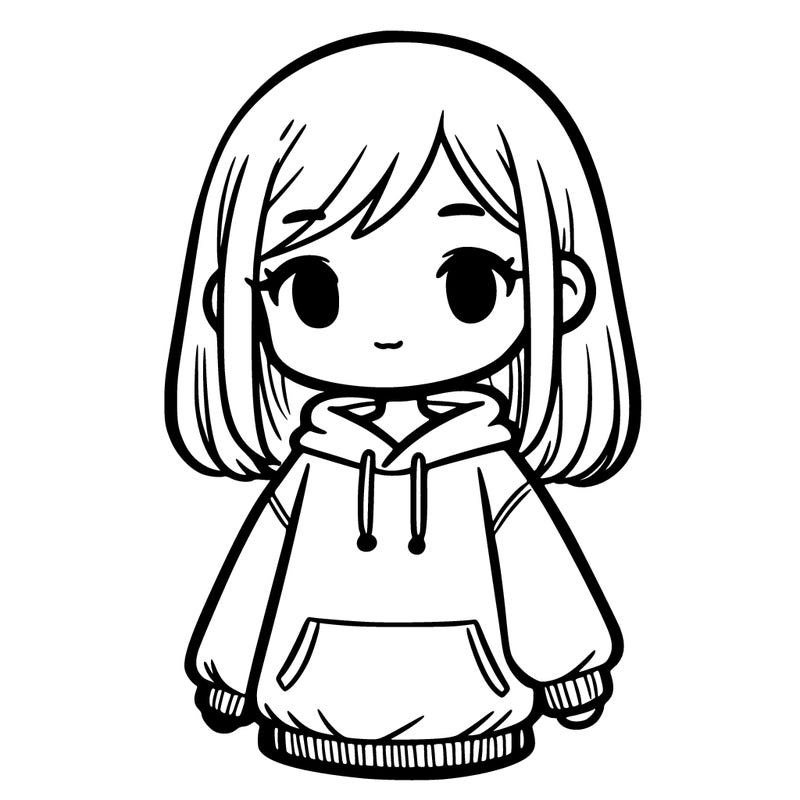 girl with sweatshirt