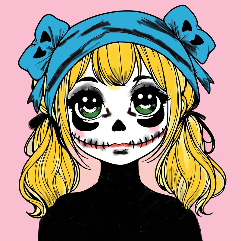 realistic girl halloween