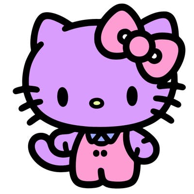 kuromi from hello kitty