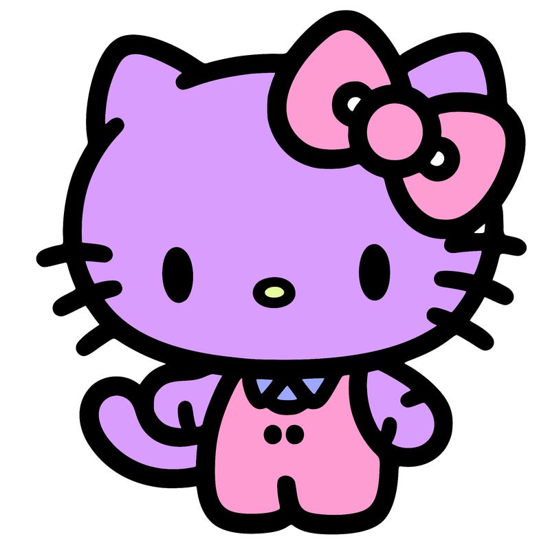 kuromi from hello kitty