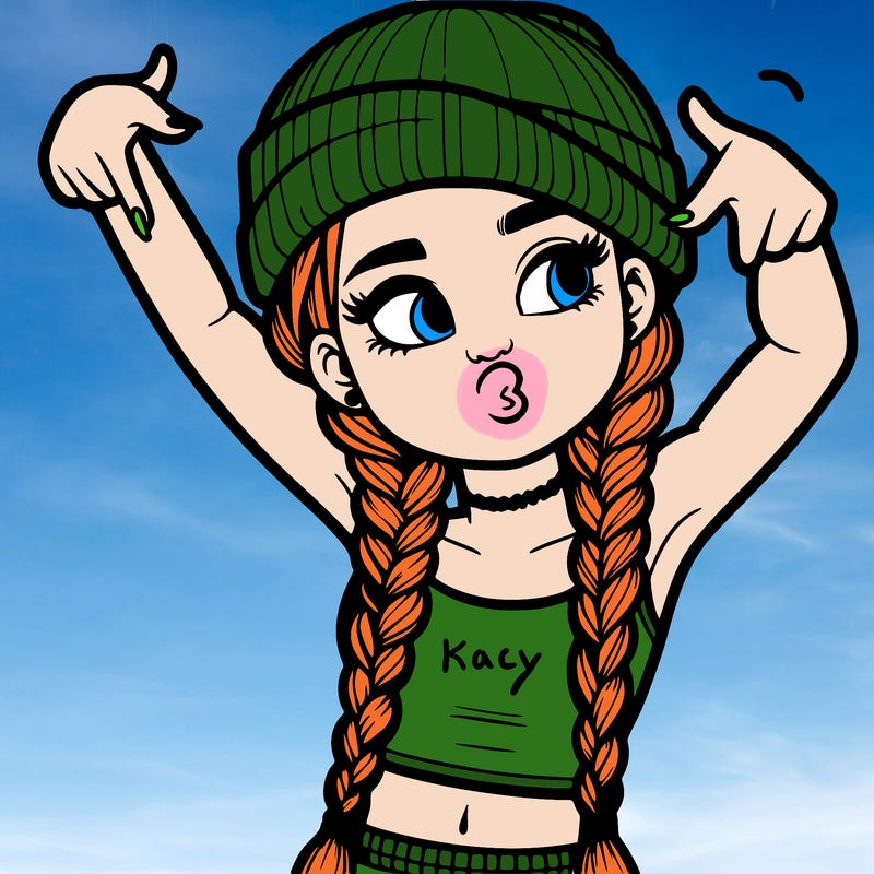 realistic teenage girl with braids and a beanie and crop top doing 🫶🏼