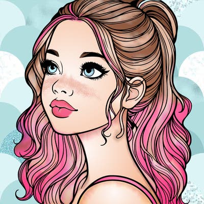 beautiful realistic girl