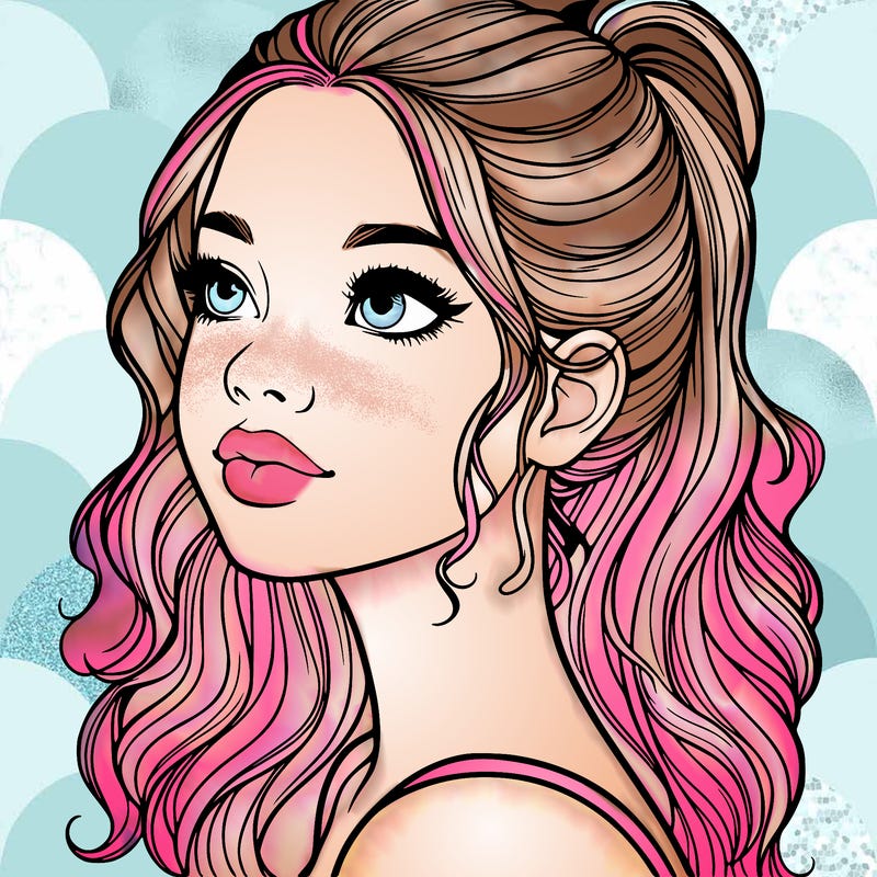 beautiful realistic girl