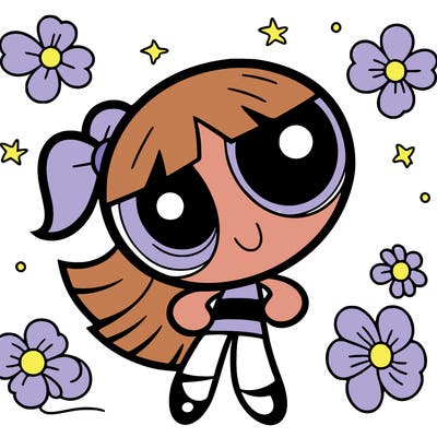a powerpuff girl