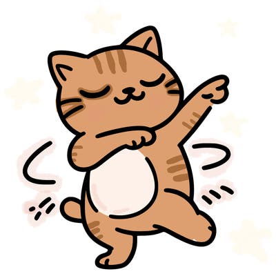 cat dancing