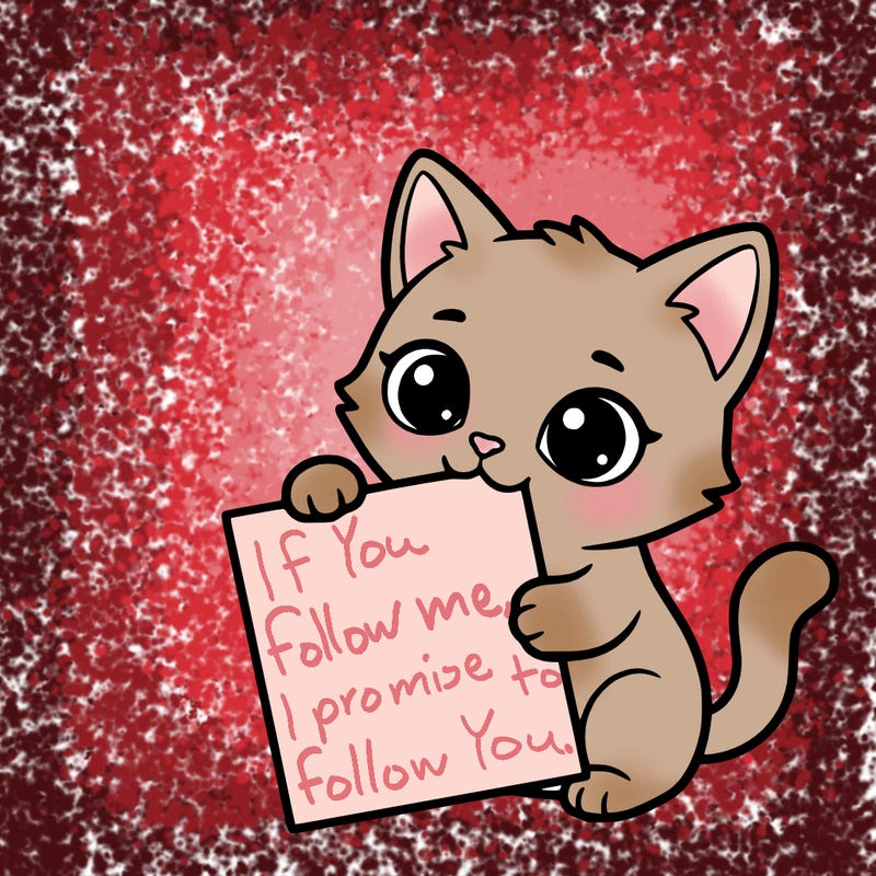 a small cat with a blank sheet of paper in its hand. the cat is sooooooo cute!