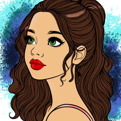 beautiful realistic girl