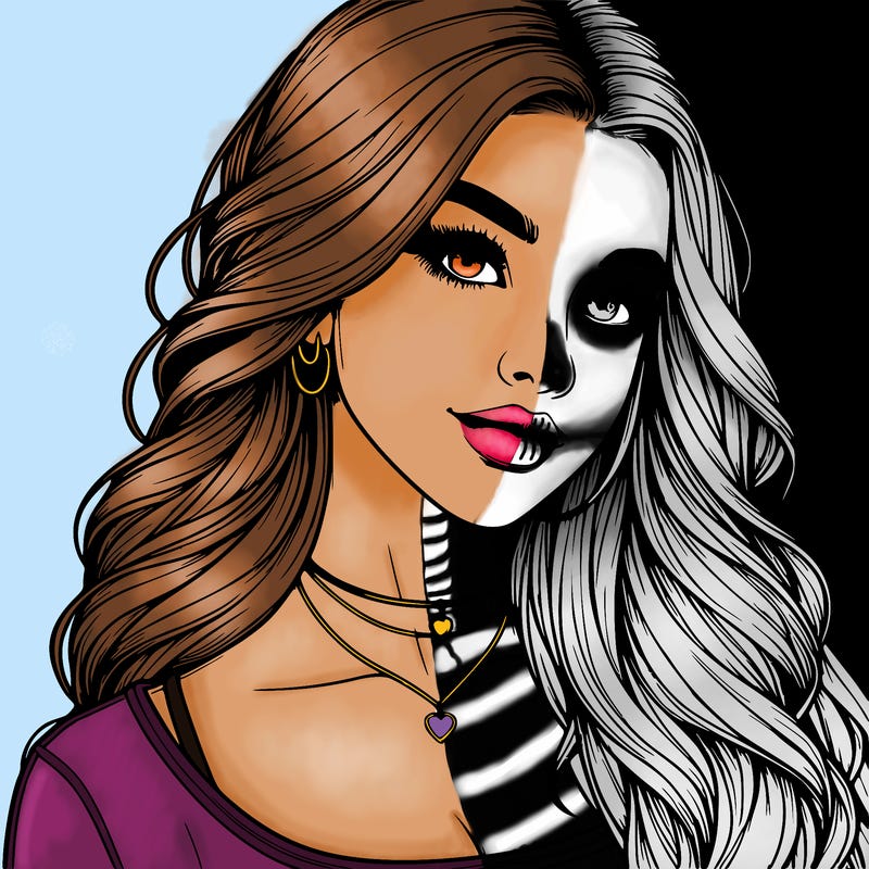 detailed realistic girl