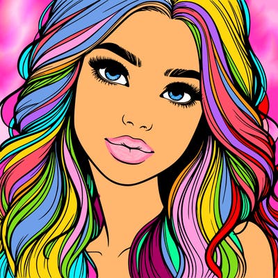 beautiful realistic girl