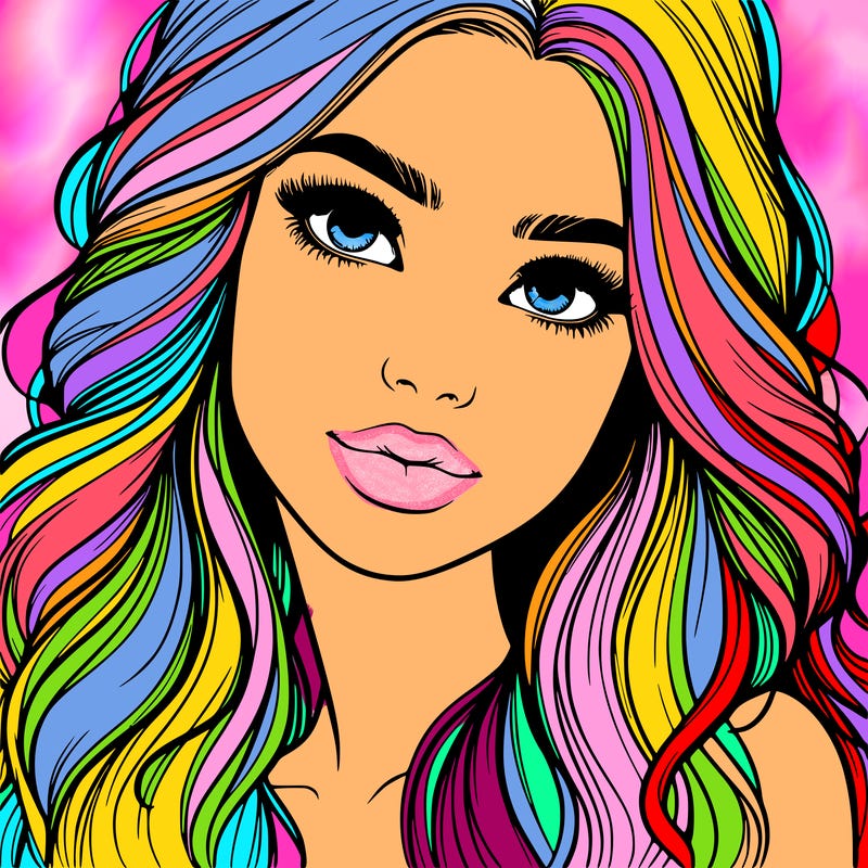 beautiful realistic girl