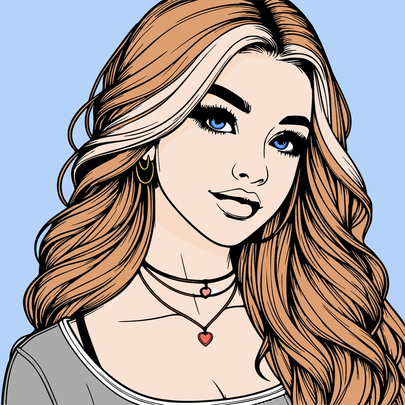 detailed realistic girl