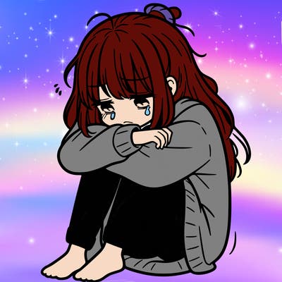 depressed girl