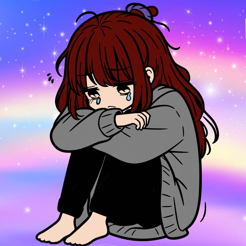 depressed girl
