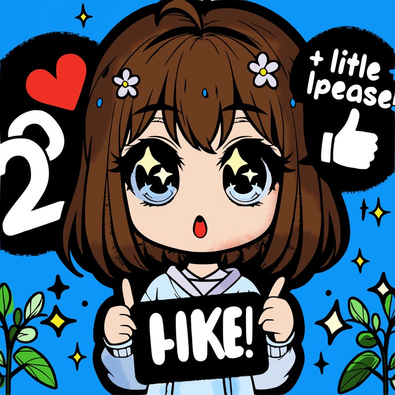 cute girl saying 20 likes please