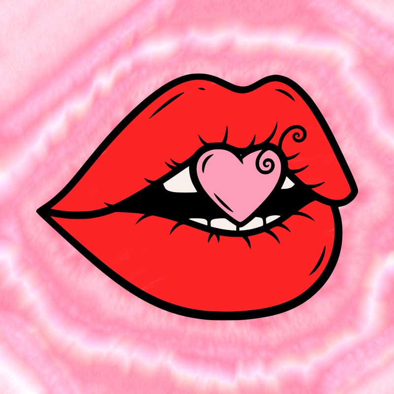 lips cute heart