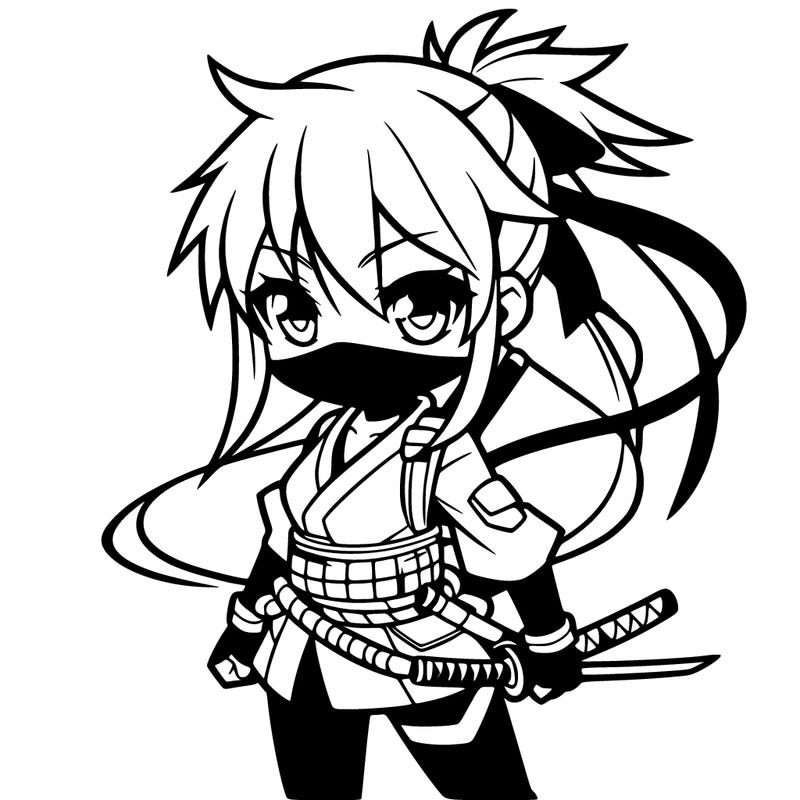 anime girl ninja