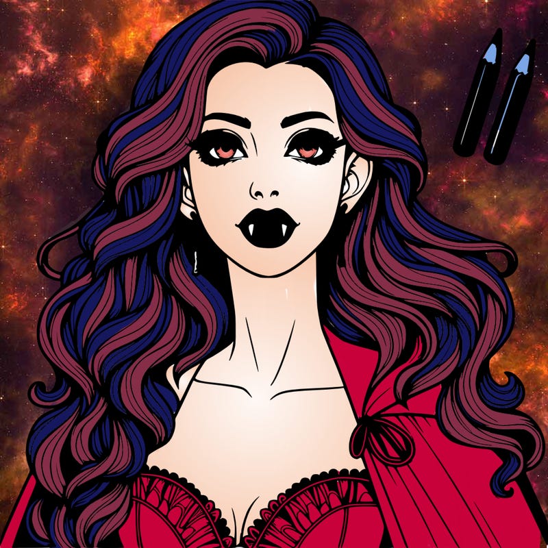 realistic woman vampire