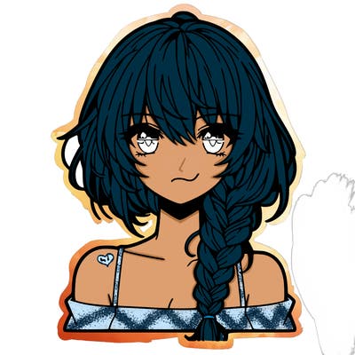 girl with braid anime