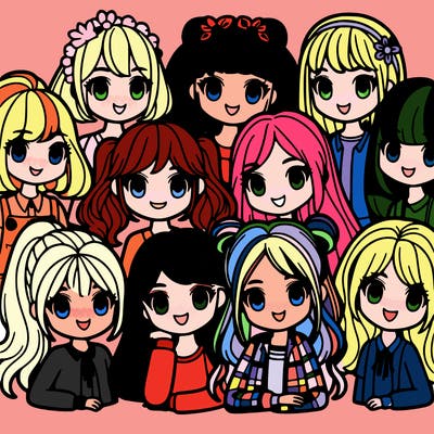 a girl group of ten