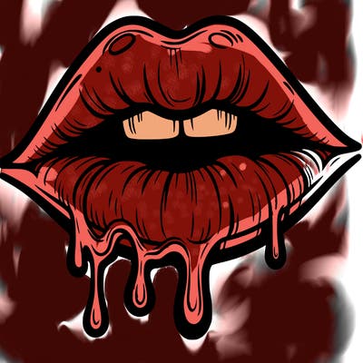 lips that look realistic and drip