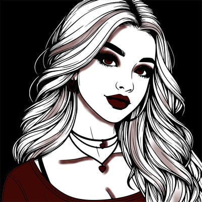 detailed realistic girl