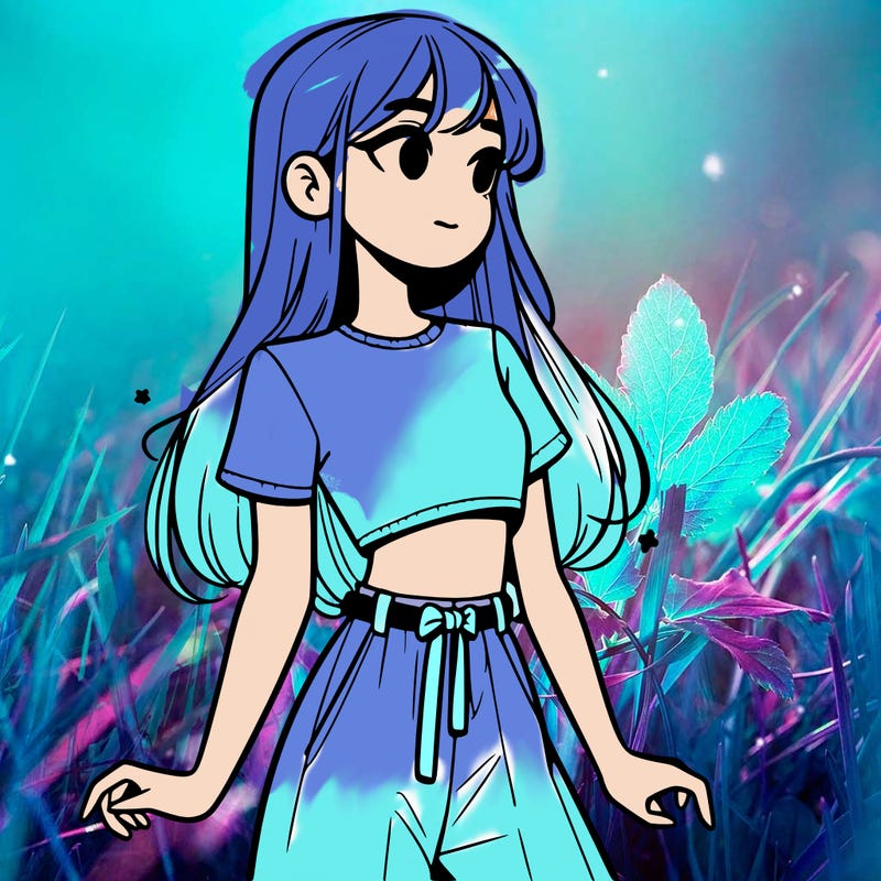 girl in a cute crop top