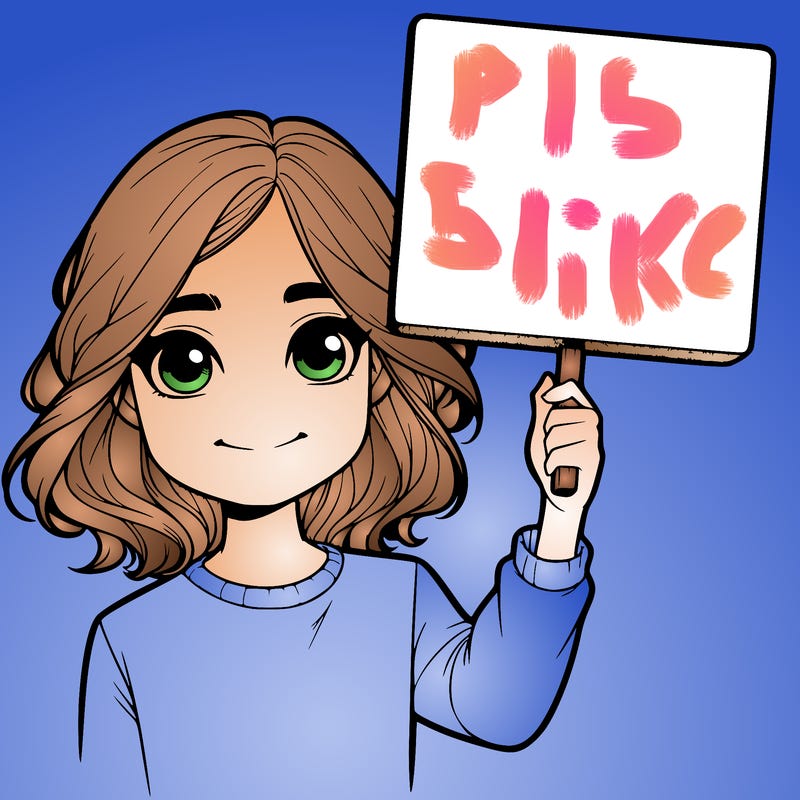 realistic girl holding up a sign