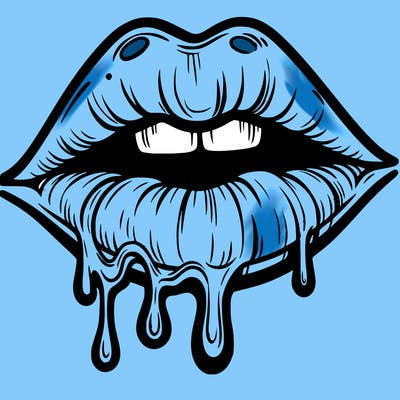 lips that look realistic and drip