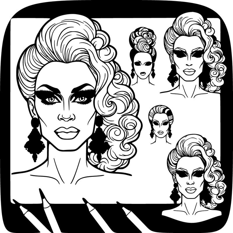 realistic drag queen