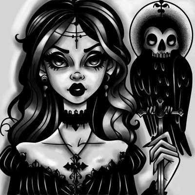 gothic woman