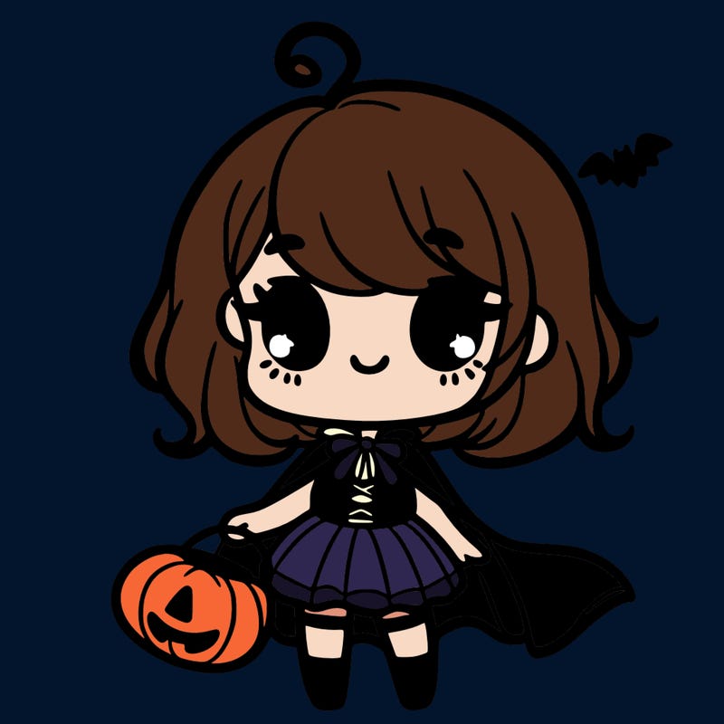 cute halloween girl