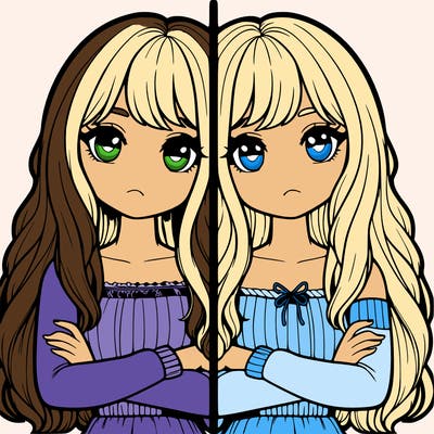 realistic girls split