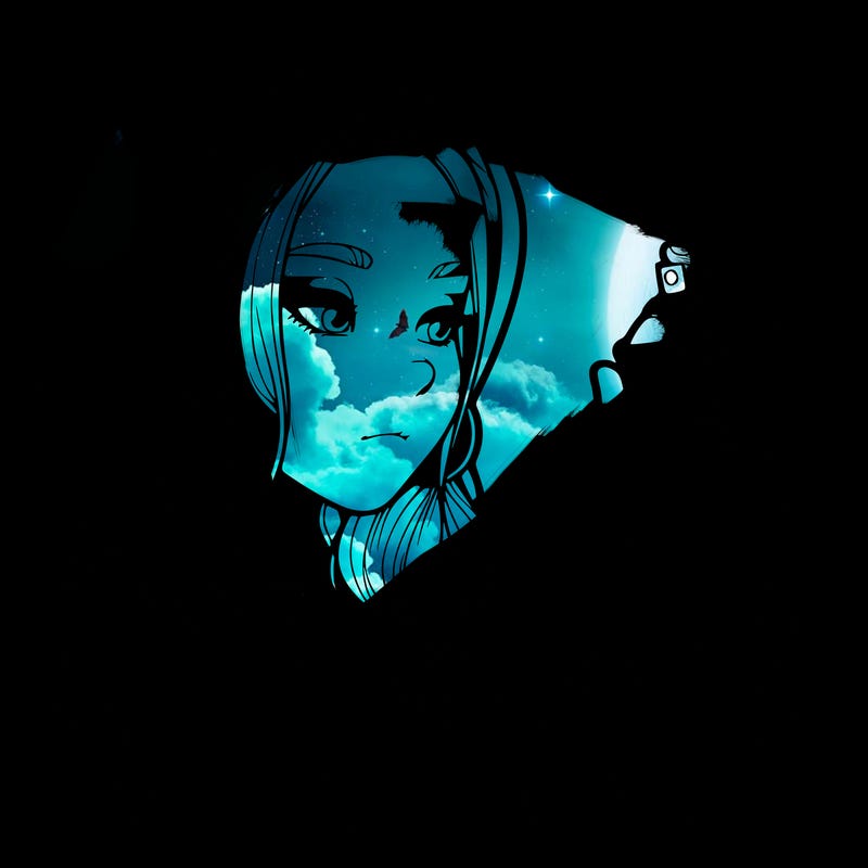 a realistic girl, spray painting