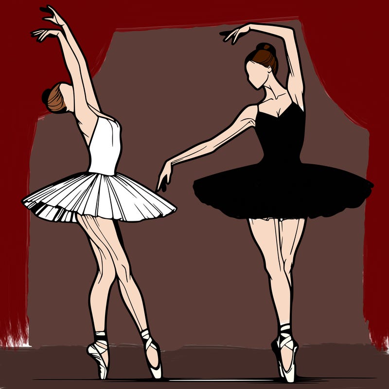 a realistic ballet dancer