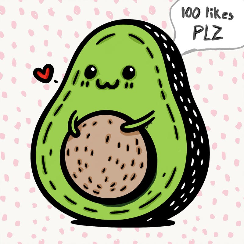 an avocado hugging an avocado