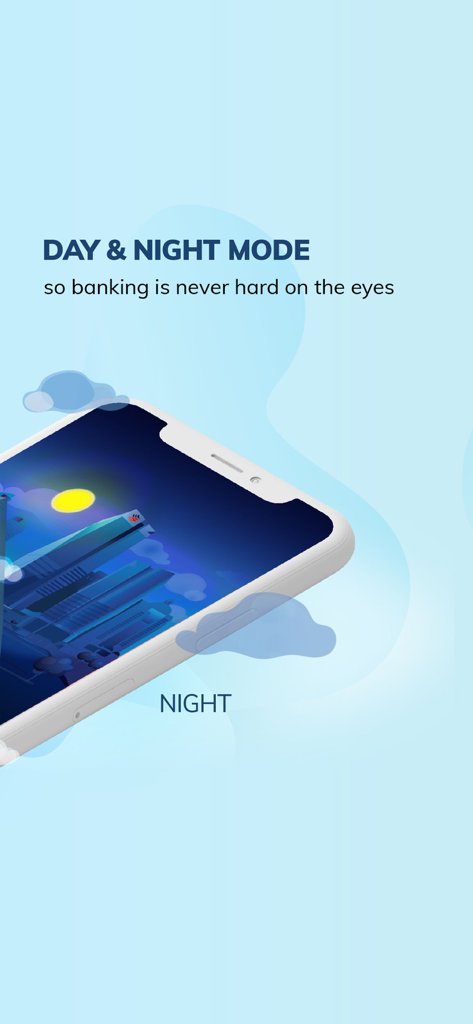 Hong Leong Connect Cambodia - La aplicación Hong Leong Connect Cambodia muestra su función de modo nocturno para una banca cómoda.