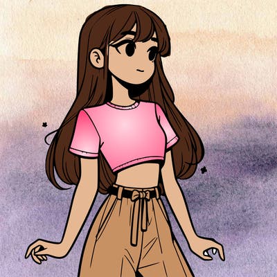 girl in a cute crop top