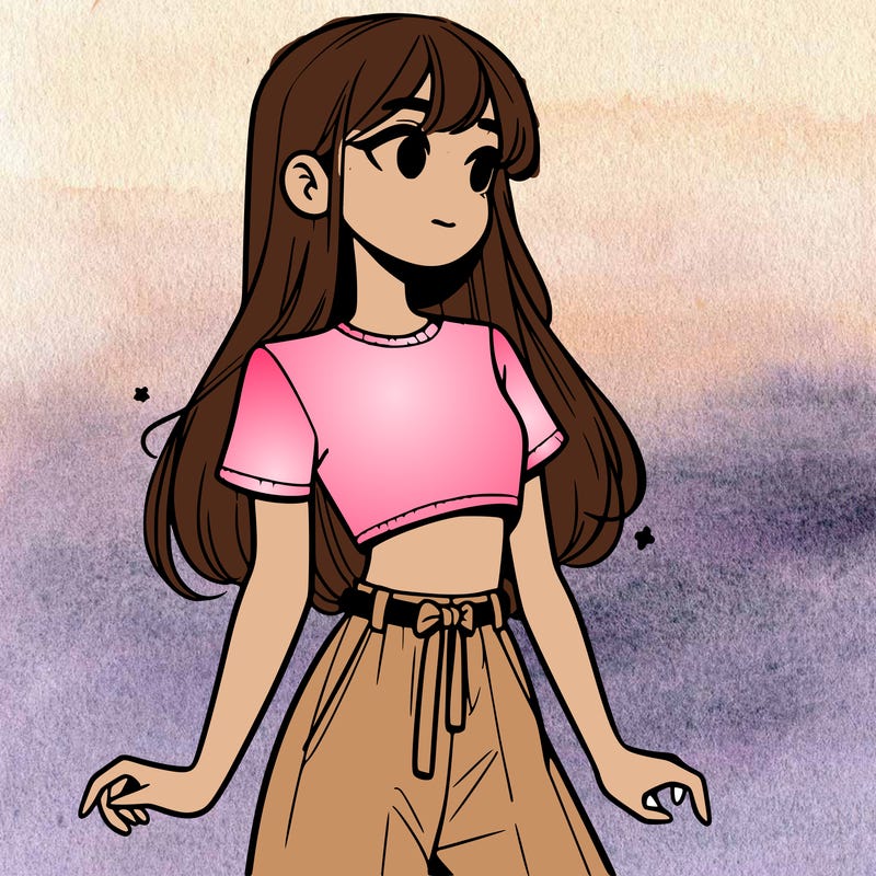 girl in a cute crop top