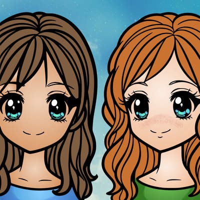 girls face